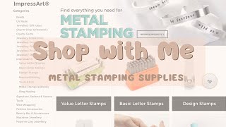 Lets go shopping Metal Stamping Supplies ✨ [upl. by Ennovihs]