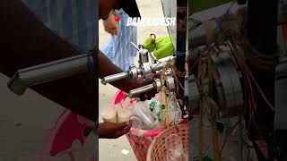 🥤 Refreshing Mattha Traditional Bangladeshi Buttermilk Delight 🇧🇩✨ travel trending streetfood [upl. by Eerpud]