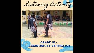 RSR Grade 9 Listening Skill  Communicative English [upl. by Mirella]