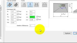 Dimensionnement dune semelle excentrée avec  Robot Structural Analisis RSA [upl. by Cosme]