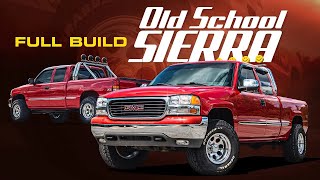 FULL BUILD Converting this 2002 GMC Sierra 1500 to a Mid 90s Throwback [upl. by Lomasi]