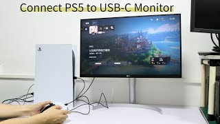 How to Connect PS5 HDMI to USB C Monitor [upl. by Enomsed685]