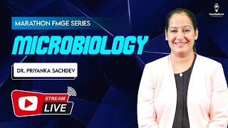 Marathon FMGE Series Microbiology by Dr Priyanka Sachdev  Cerebellum Academy [upl. by Smitt211]