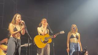 HAIM  Leaning On You  One More HAIM Tour  O2 Victoria Warehouse Manchester UK  17 July 2022 [upl. by Cumings]