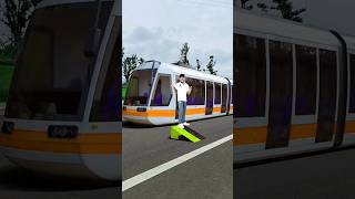 Bald Qiang is riding a train With AB What is running behind him 🤯😱 youtubeshorts train 3d [upl. by Domenico]