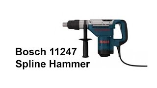 Bosch 11247 Spline Combination Hammer [upl. by Ilegna]