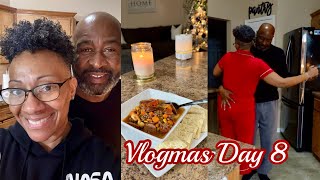 VLOGMAS DAY 8  DITL  WORST HOT FLASH EVER 🔥 SILK COOKED  DOING LAUNDRY  DANCING WITH SILK [upl. by Whitaker]