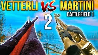 MARTINI HENRY VS VETTERLI 2 Battlefield 1 [upl. by Fink211]