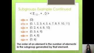 Groups the Subgroup Lattice [upl. by Casey312]