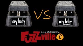 Dunlop Original Cry Baby vs Classic Cry Baby [upl. by Aicnom813]