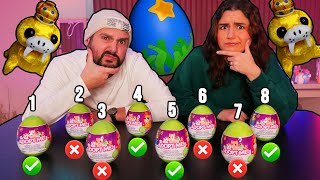 ICH HABE 2x DAS GOLDENE WALROSS AUSGEPACKT Wähle nicht das Falsche Real Life Adopt Me Egg Challenge [upl. by Terriss]