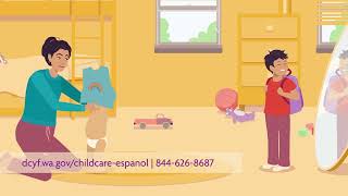 Finally Affordable Accessible Child Care in Washington State  Short Video Spanish [upl. by Ardnasac]