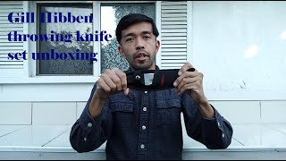 Gill Hibben Throwing Knife Set Budk Unboxing Review [upl. by Esela]