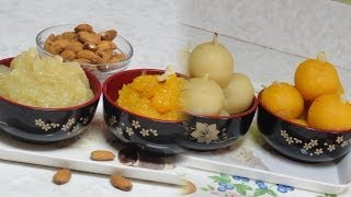 Badam Halwa or Sheera Video Recipe  Almond Pudding Recipe by Bhavna [upl. by Leamiba]