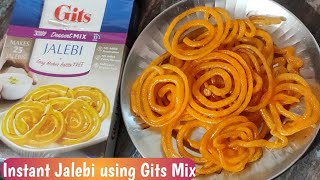 Instant Jalebis using Gits Jalebi Mix Make Jalebis at home in 15 mins Easy Instant Jalebis at home [upl. by Anahpets]