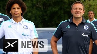 Andre Breitenreiter stellt Leroy Sane Startelf in Aussicht  FC Schalke 04  SV Darmstadt 98 [upl. by Nomolas739]