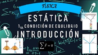 Ejercicio 2 Aplicando la primera condición de equilibrio [upl. by Nudd]