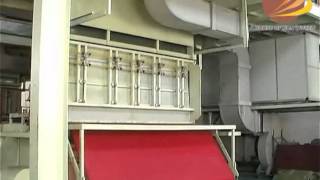 NON WOVEN FABRIC PRODUCTION LINE [upl. by Eidnyl900]