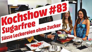 Sugarfree  Süsse Leckerein mit zuckerfreiExpertin Anastasia Zampounidis  MediaMarkt Kochshow [upl. by Eiznekam]