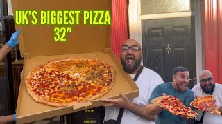 I MADE MY OWN 32” PIZZA  PIZZAHOLIC  CHILLINGHAM ROAD  NEWCASTLE  FT HEYMAN FOOD REVIEWS [upl. by Keheley]