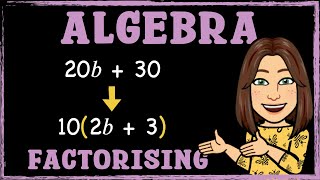 Algebra  Factorising to Single Brackets  Maths with Mrs B [upl. by Naryt77]