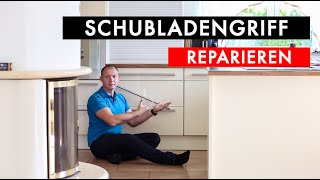 Schubladengriff reparieren  Küchenschublade selbst reparieren [upl. by Akener742]