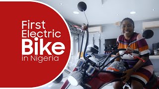 Electric bikes in Nigeria and the company behind them  TechCity meets Siltech [upl. by Tamera]