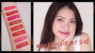 MOART VELVET TINT SWATCH AND REVIEW [upl. by Iver428]