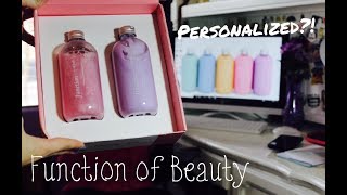 Function of Beauty Haircare Honest Review [upl. by Kliment950]