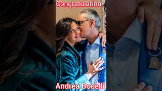 Congratulation  Andrea Bocelli at a wedding congratulations [upl. by Jacquelyn]