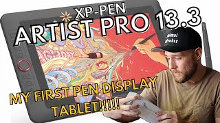 XPPEN ARTIST PRO 133 HOLIDAY EDITION UNBOXING  MAC SETUP W CLIP STUDIO PAINT [upl. by Aihcsrop]