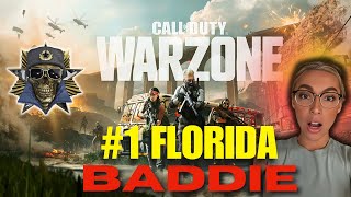 🔴LIVE  1 Female Warzone Player in FL [upl. by Rowley852]