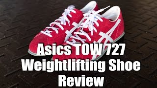 Asics TOW 727 Weightlifting Shoe Review w Comparisons [upl. by Maxama]