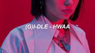 여자아이들GIDLE  화火花HWAA Easy Lyrics [upl. by Marmion525]