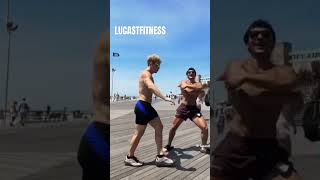 Lucas Tracy Reveals The Secret To Big Legs Muzzing ufc mma muzz muzzdance lucastracymma fit [upl. by Sherrer]