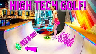 Crazy HIGH TECH Mini Golf [upl. by Oliver]