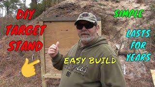 DIY HOMEMADE RANGE TARGET STAND [upl. by Favin]