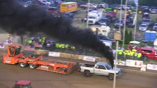 RACINE COUNTY FAIR TRUCK PULL DODGE DUALLY [upl. by Hnaht]