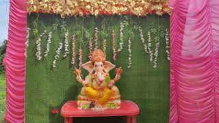 Ganesh decoration ideas wedding decoration [upl. by Aenotna282]