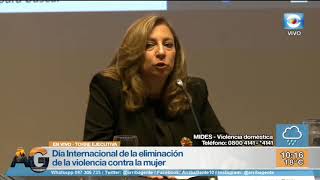 Móvil  Conferencia por eliminación Violencia contra las mujeres en Torre Ejecutiva [upl. by Armin]