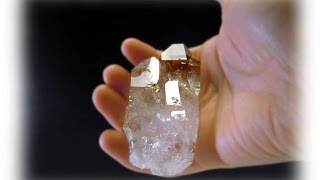 Gros quartz diamant jumeaux et fenêtré elestial de 554 carats  Minéraux Cristal [upl. by Gert]