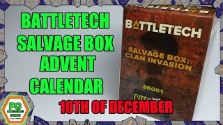 Battletech Salvage box advent calendar 10th of December [upl. by Llevra]