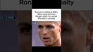 KSI II football Ksi sidemen ronaldo laliga thickofit penaltysave ksishorts funny memes [upl. by Gae]