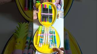 Filling my pencil case with cute stationery ✨️ 💕 cute asmr stationery shorts youtubeshorts [upl. by Etteiluj]