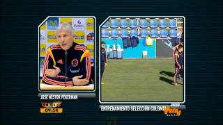 Rueda de prensa de José Pekerman Win Sports [upl. by Durham652]