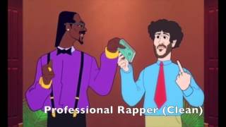 Professional Rapper Clean Lil Dicky ft Snoop Dogg [upl. by Ahsimac]