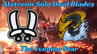 MHW Iceborne The Evening Star Alatreon solo Dual Blades [upl. by Hock212]