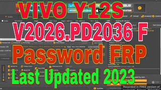 vivo y12s frp unlock tool last update Security 2023 [upl. by Daisy]