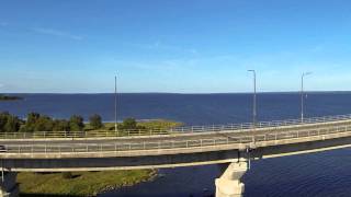 Flying GoPro Domkyrkan amp Ölandsbron The cathedral amp the Öland bridge DJI Phantom 2 [upl. by Kaleb]