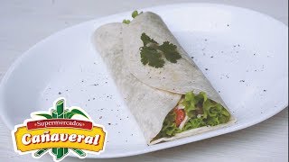 wrap de pollo con vegetales salteados [upl. by Wenger531]